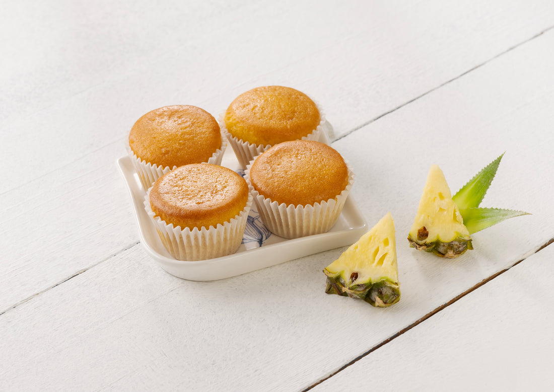 Pineapple Cup Cake 6Pcs