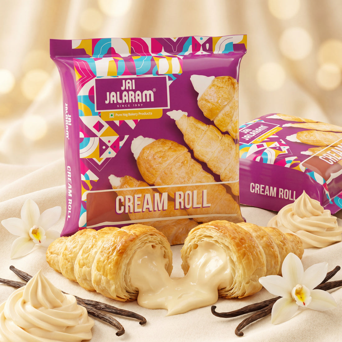 Creamroll Vanilla Flavour 4PCS