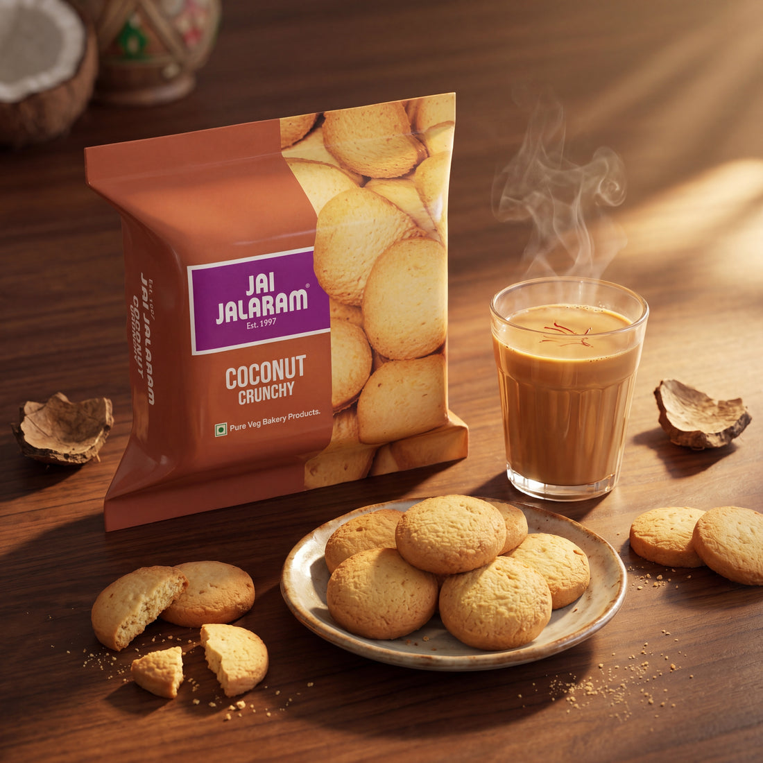 Coconut Crunchy Flavour Cookie