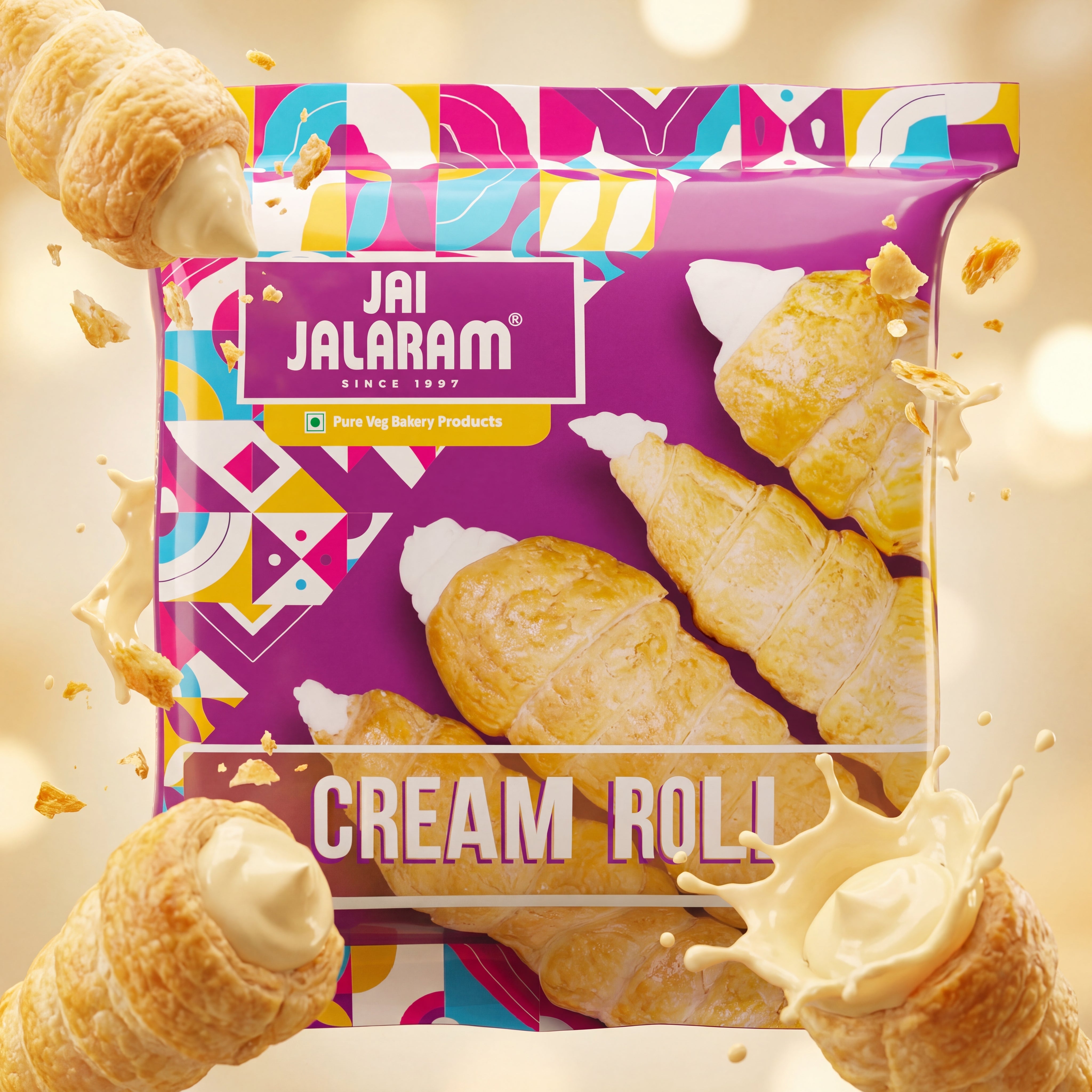 Creamroll Vanilla Flavour 4PCS
